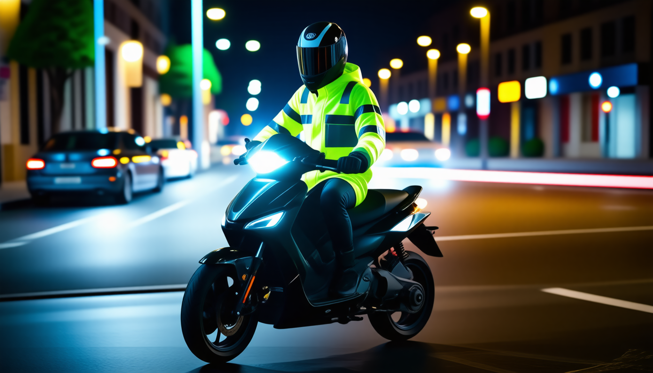 découvrez nos conseils pour optimiser votre visibilité de nuit en scooter et rouler en toute sécurité grâce à des équipements adaptés et des bonnes pratiques.