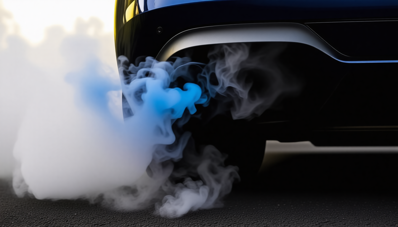 découvrez les causes et implications de la fumée bleue ou noire à l’échappement de votre voiture, et apprenez comment diagnostiquer les problèmes de moteur pour mieux les prévenir.