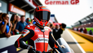 MotoGP : Le GP d&rsquo;Allemagne sous le signe de l&rsquo;espoir pour Quartararo Le Grand Prix d&rsquo;Allemagne de MotoGP, qui s&rsquo;est tenu au Sachsenring, a été un événement marquant pour le pilote français Fabio Quartararo. Alors que les attentes étaient mitigées [&hellip;]