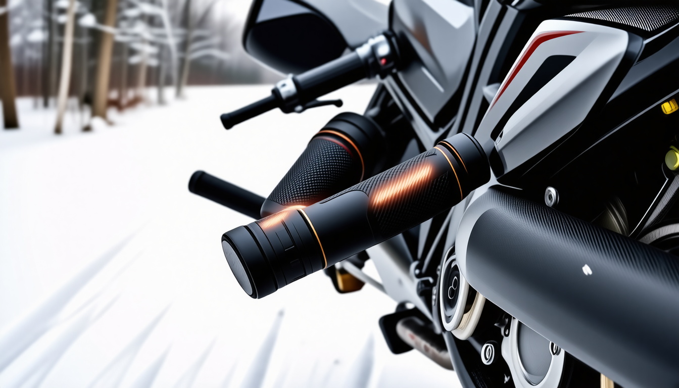 découvrez comment les poignées chauffantes améliorent le confort et la sécurité des motards en hiver, pour des balades en moto agréables malgré le froid.