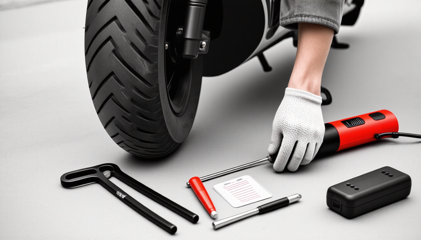 découvrez comment réparer une crevaison sur scooter avec les kits et solutions indispensables pour une réparation rapide et efficace.