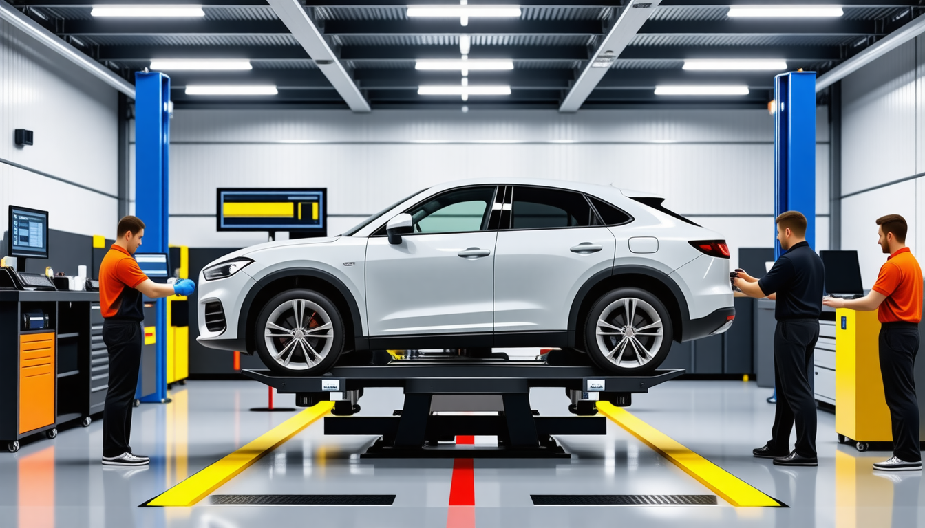 assurez la sécurité et la durée de vie de vos pneus grâce à la vérification de la géométrie, un élément clé lors de votre révision automobile.